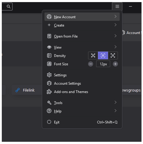 Screenshot 1 of 8, opening the hamburger menu